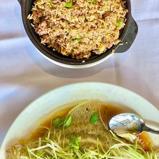 RN28. Beef Fried Rice in Hot Stone Bowl