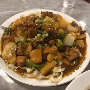 A3. Xinjiang-Style Spicy Chicken with Noodle