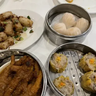 Har how, sui mai, fung chow