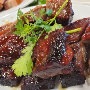 BBQ Roast Pork Ribs
