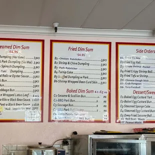 Menu part 1. April 2023