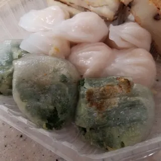 3 Pieces Pan Fried Shrimp & Chives Dumpling