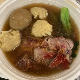 Shrimp and Pork Wonton Noodle Soup