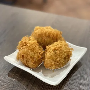 Taro pork crispy stuff