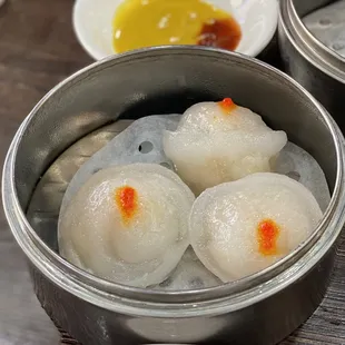 Scallop dumplings