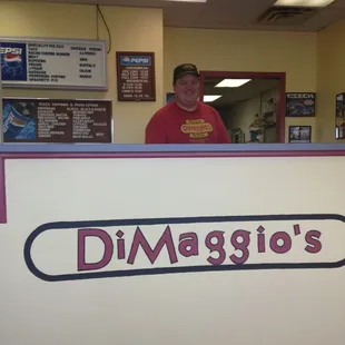 a man behind the counter