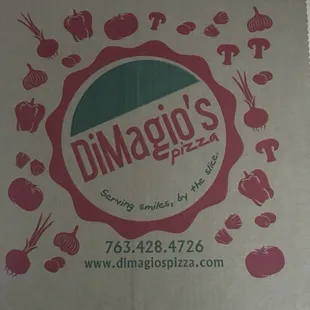 a box of dimagio&apos;s pizza