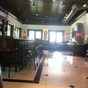 Bar &amp; some seating.