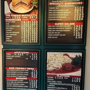 Menu as of Mar 16, 2023