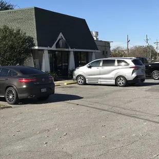 Lots of open, spacious parking.