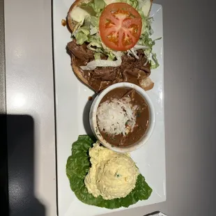 5" Roast Beef Poor Boy Combo