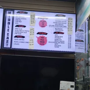 New menu as of 10-3-2022