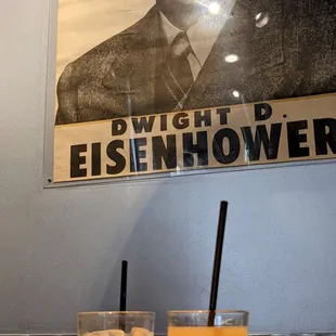 Mimosa with Grenadine and an orange creamsicle.