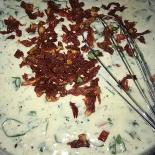 Our homemade Tuscan Sauce