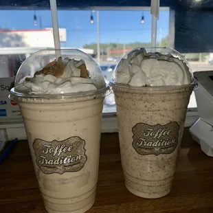 Milkshakes Toffee and Churro