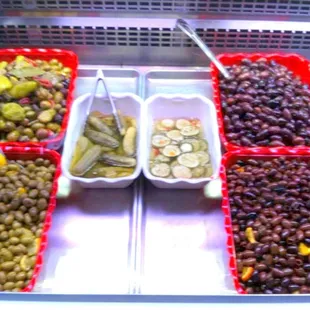 Olives and pickles