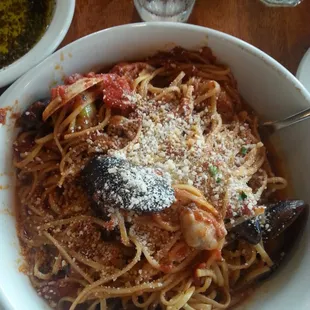 Mediterranean Seafood Pasta