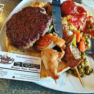 a plate of food