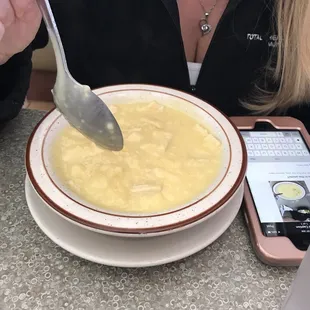 Lemon Rice Soup