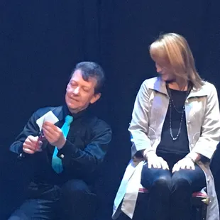 James does a paper heart illusion for my wife