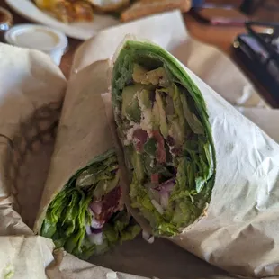 Veggie Wrap (Spinach tortilla)