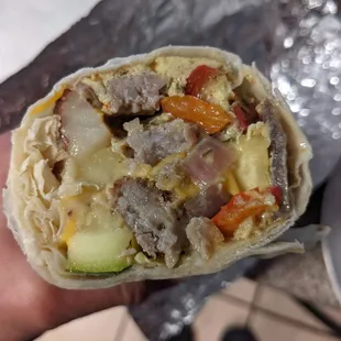 Breakfast burrito