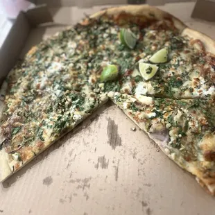 Todays pizza is Street Corn