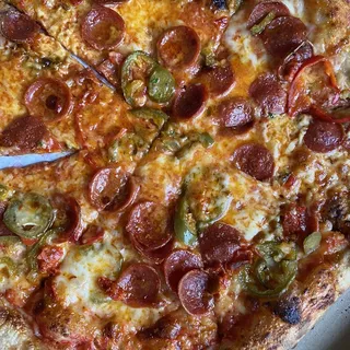 Spicy Pepperoni Pizza