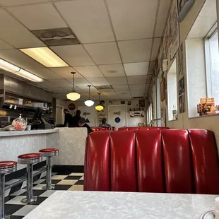 Small, oh but delicious.  The diner