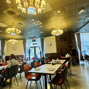 Inside the restaurant