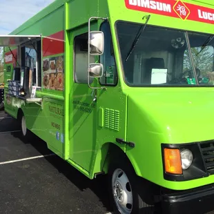 Exterior truck view. Can't miss that Green.