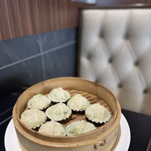 Shrimp and Loofah Xiao Long Bao