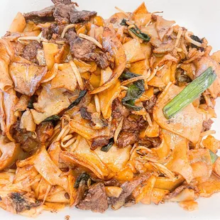 Beef noodle N12. Beef Flat Noodle with Sate Sauce