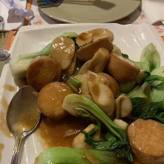 Egg Tofu & King Mushroom