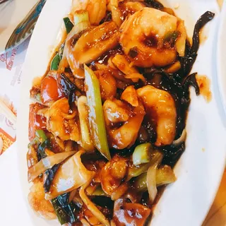 SF8. Shrimp with Garlic Sauce