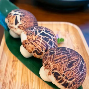 Wild Mushroom Bao (野菌包): $11. Off-menu.