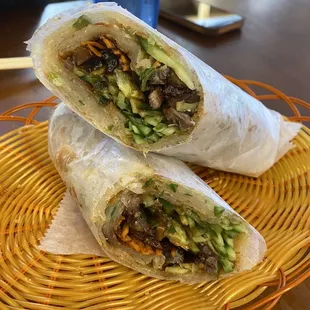 Beef wrap