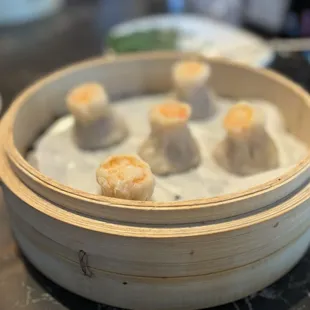 Xiao Mai- pork and shrimp. Absolutely flavorless