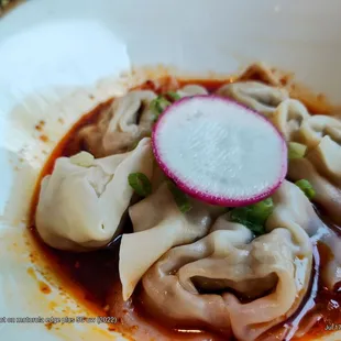 Spicy Chicken Won Tons