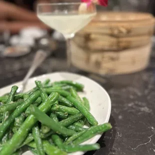 Garlic string beans