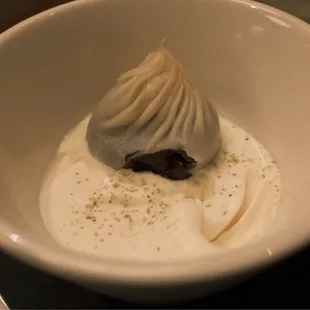 Chocolate xlb with sea salt cream