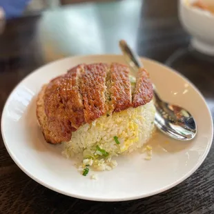 Pork Chop Fried Rice