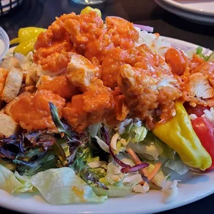 Buffalo Chicken Salad with ranch dressing