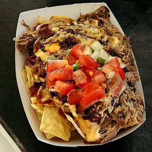 Kalua pork nachos