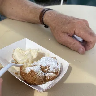 Fried ice cream