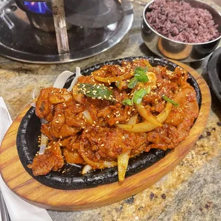 / Marinated Pork with Fresh Vegetables and Soybean Paste Soup Combo