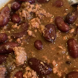 Delicious chili, we each asked for a cup but we ended up getting and paying for a bowl