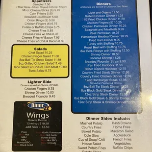 sandwiches, menu