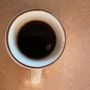 Coffee. Bog standard coffee.