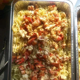 Lobster fettuccine